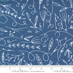 Words to Live By Filigree Doodle in Sky, Gingiber, Moda Fabrics, 48322 12