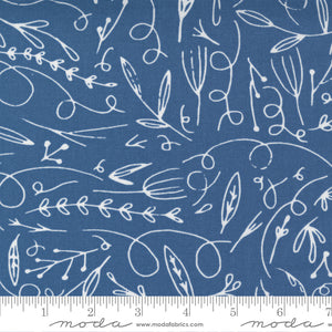 Words to Live By Filigree Doodle in Sky, Gingiber, Moda Fabrics, 48322 12