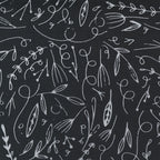 Words to Live By Filigree Doodle in Ink, Gingiber, Moda Fabrics, 48322 11