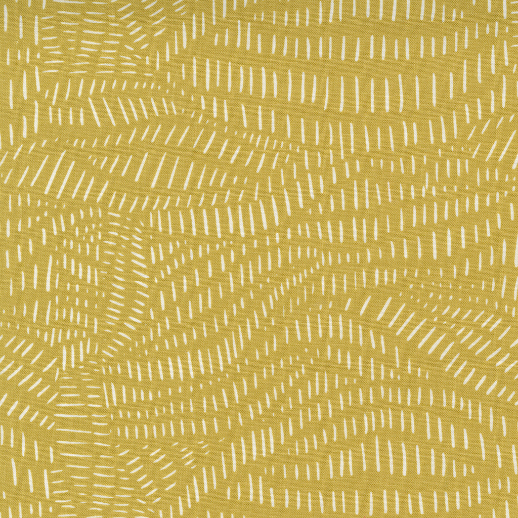 Words to Live By Scattered Lines in Mustard, Gingiber, Moda Fabrics, 48323 16