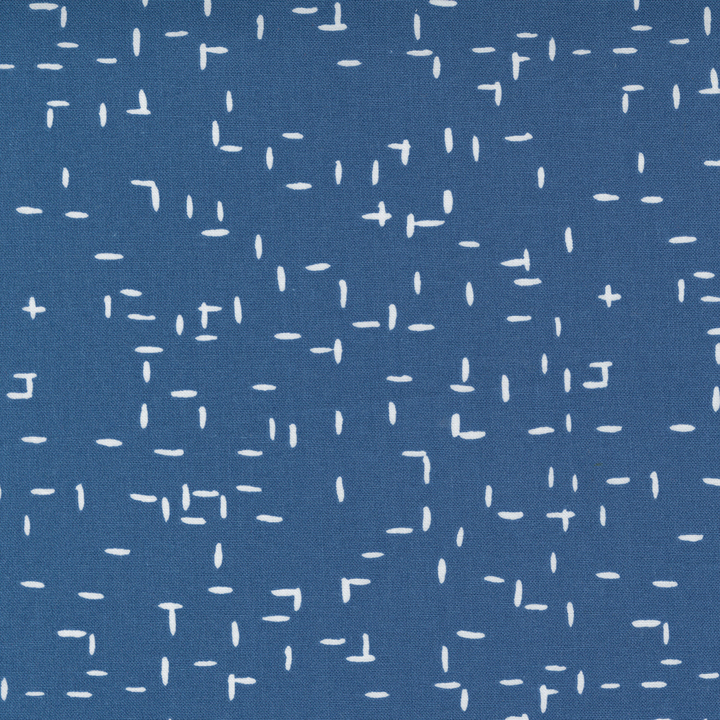 Words to Live By Tweedy in Sky, Gingiber, Moda Fabrics, 48324 12