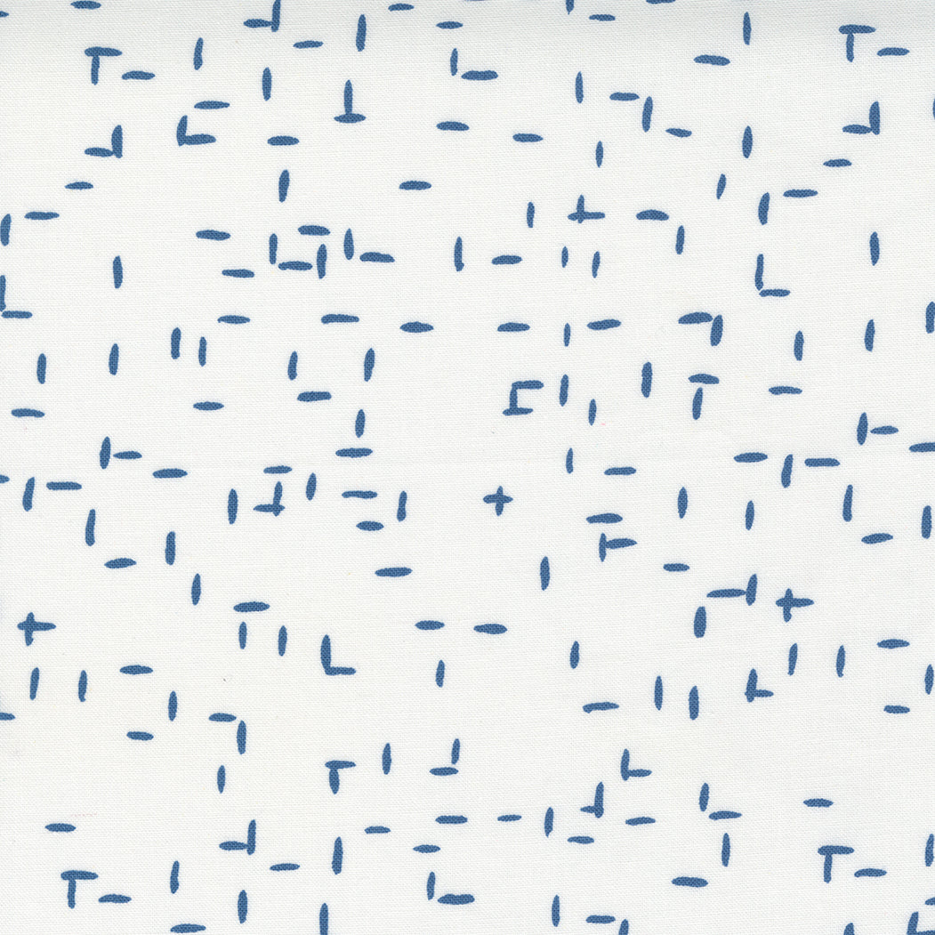 Words to Live By Tweedy in Cloud and Sky, Gingiber, Moda Fabrics, 48324 22