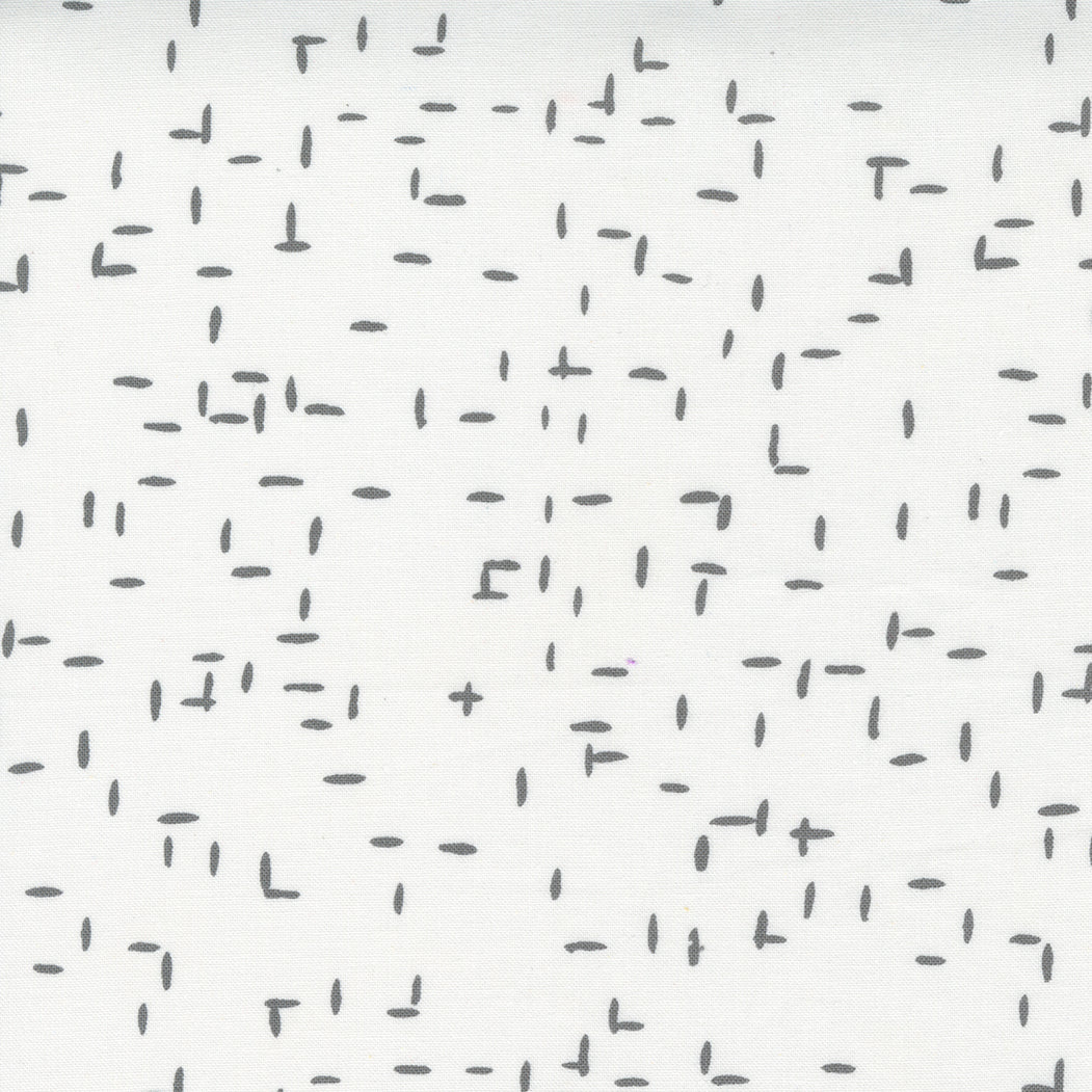 Words to Live By Tweedy in Cloud and Fog, Gingiber, Moda Fabrics, 48324 23