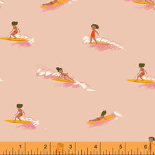 Load image into Gallery viewer, Malibu Tiny Surfers in Peach, Heather Ross, 52146-8

