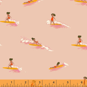 Malibu Tiny Surfers in Peach, Heather Ross, 52146-8