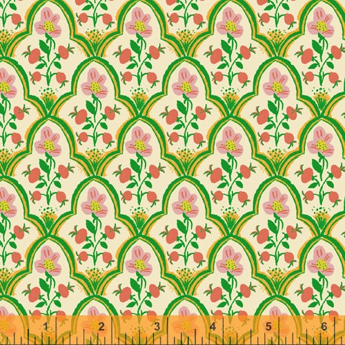 Malibu Wood Block in Mustard, Heather Ross, 52151-18