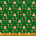 Malibu Wood Block in Dark Green, Heather Ross, 52151-19