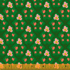 Malibu Wood Block in Dark Green, Heather Ross, 52151-19