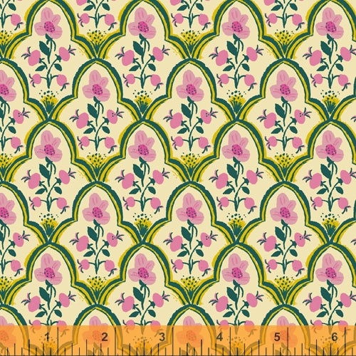 Malibu Wood Block in Pink, Heather Ross, 52151-7