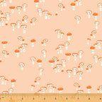 Far Far Away 3 Mushrooms in Pink, Heather Ross, 52756-1