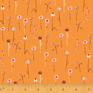 Far Far Away 3 Wildflowers in Orange, Heather Ross, 52757-12