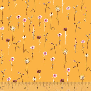 Far Far Away 3 Wildflowers in Marigold, Heather Ross, 52757-13
