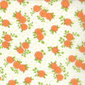 Happy Go Lucky Mum in White and Orange, Bonnie and Camille, Moda Fabrics, 55063-19