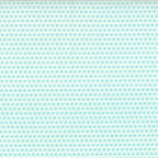 Happy Go Lucky Penny in White and Aqua, Bonnie and Camille, Moda Fabrics, 55065-22