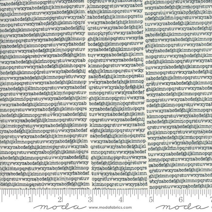 Print Shop Newsprint in Cream and Black, Sweetwater, Moda Fabrics, 5742 13
