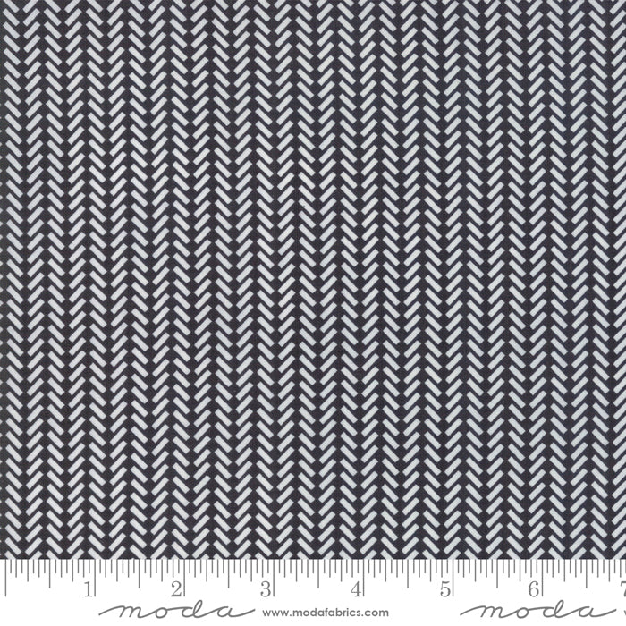 Print Shop Against the Grain in Black, Sweetwater, Moda Fabrics, 5744 33