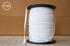 7MM White Elastic Trim, Sold by the Yard