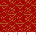 Polar Magic Deco Ornament Stripe in Red and Gold Metallic, Lemonni, 90178M-26