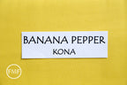 Banana Pepper Kona Cotton Solid Fabric from Robert Kaufman, K001-1835