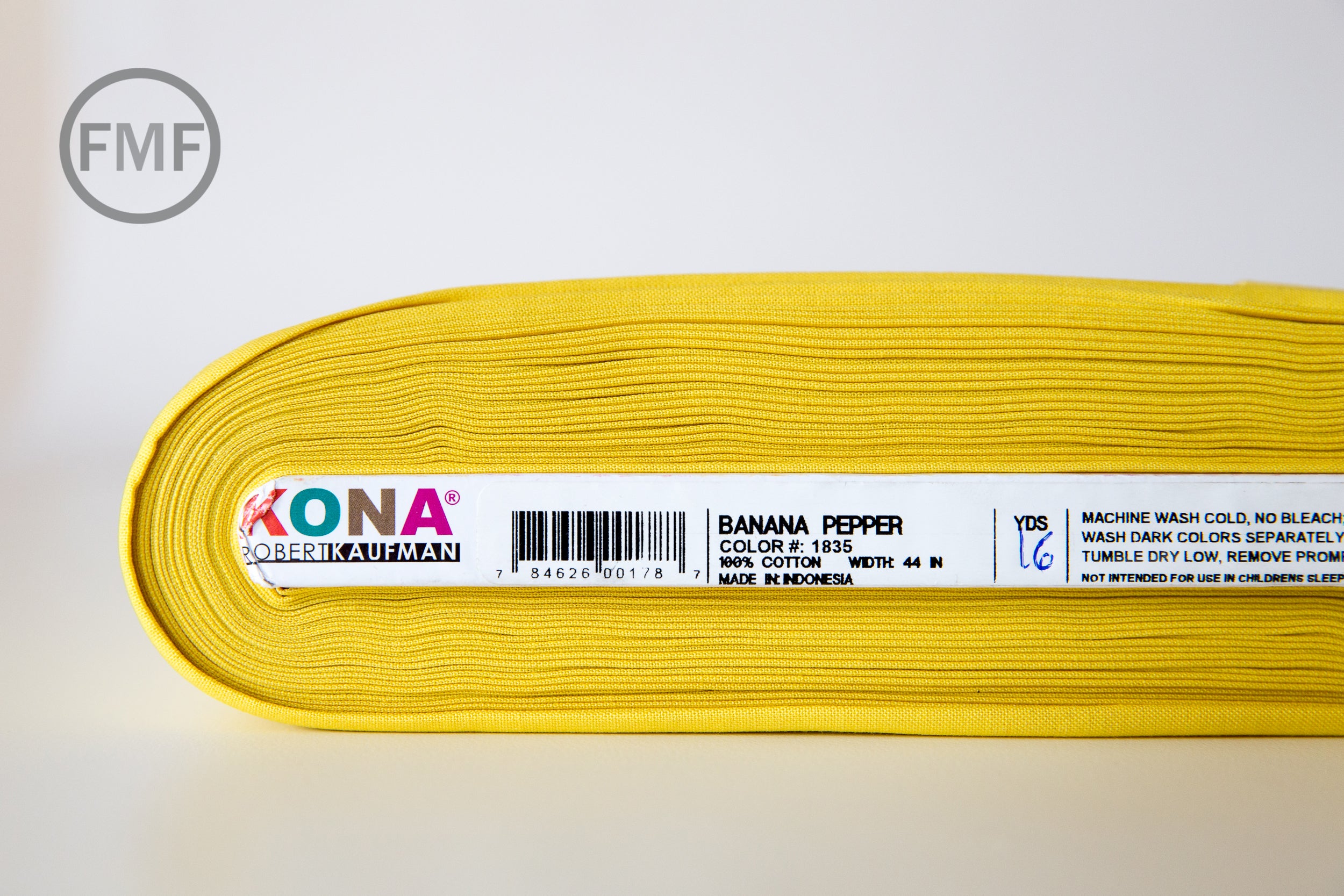 Banana Pepper Kona Cotton Solid Fabric from Robert Kaufman, K001-1835