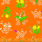 Bouquet in Orange, Heather Ross 20th Anniversary Collection, Windham Fabrics, 43483A-2