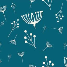 Load image into Gallery viewer, Charley Harper Vol. 1, Twigs in Teal, The Original Collection, CH-11 Teal
