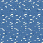 Charley Harper Nurture Fungi in Peri, 100% GOTS-Certified Organic Cotton Poplin, CH-24