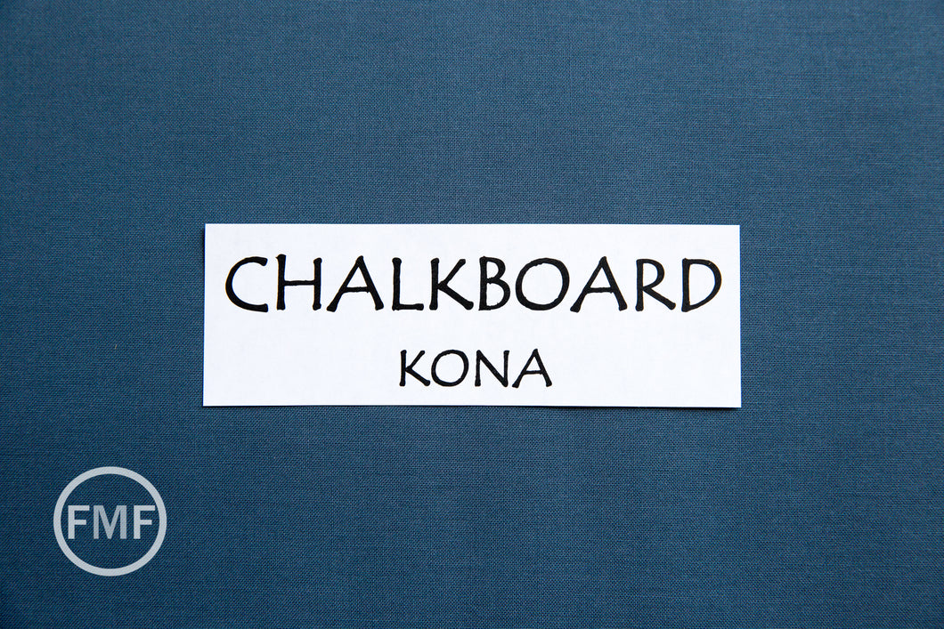 Chalkboard Kona Cotton Solid Fabric from Robert Kaufman, K001-1837