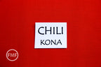 Chili Kona Cotton Solid Fabric from Robert Kaufman, K001-1838