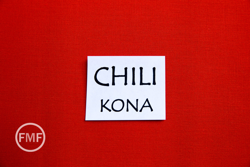 Chili Kona Cotton Solid Fabric from Robert Kaufman, K001-1838