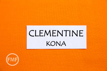 Load image into Gallery viewer, Clementine Kona Cotton Solid Fabric from Robert Kaufman, K001-1839
