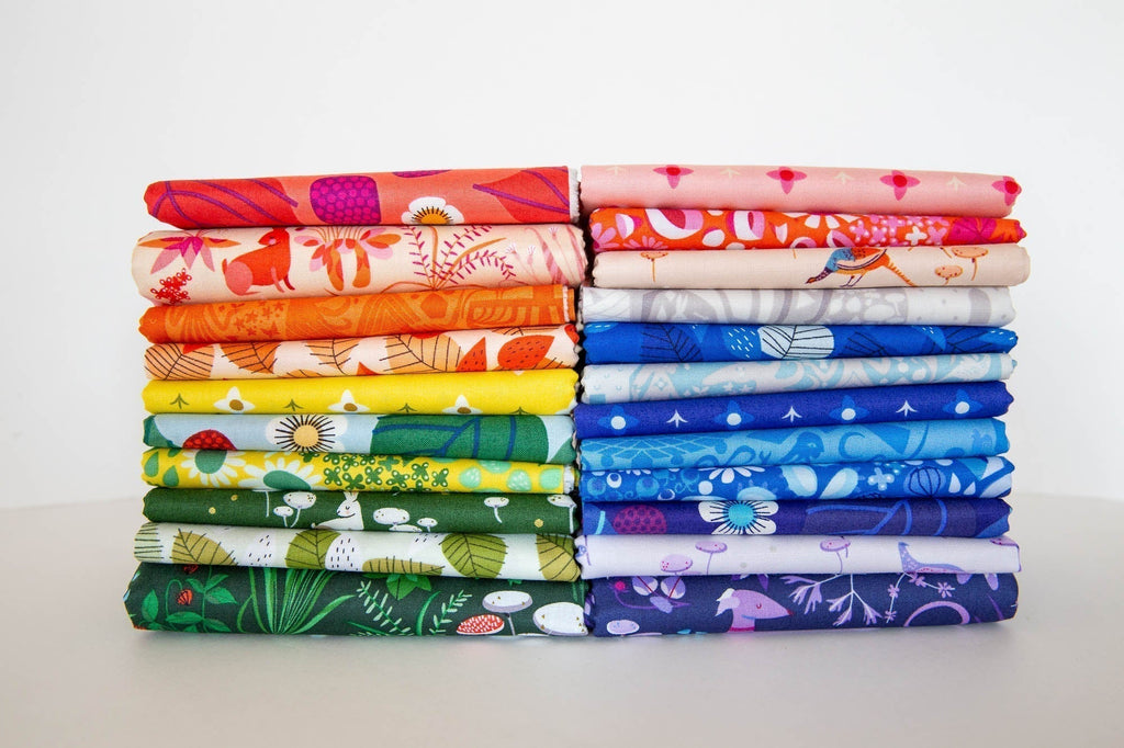 12-Inch End of Bolt Remnant Unicorn Dream in Orange, The Lovely Hunt, Lizzy House, A-7981-O