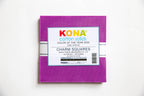 Cosmos Kona Cotton Color of the Year 2022, Five Inch Charm Squares, 100% Cotton Fabric Charm Pack, CHS-1018-42