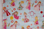 Once Upon a Time Fair Maidens in Baby Blue, De Leon Design Group, DE-7700-BR