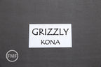 Grizzly Kona Cotton Solid Fabric from Robert Kaufman, K001-1844