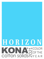 Horizon Kona Cotton Color of the Year 2021 Ten Square, Kona Cotton Solids, Robert Kaufman, 100% cotton fabric layer cake, TEN-962-42