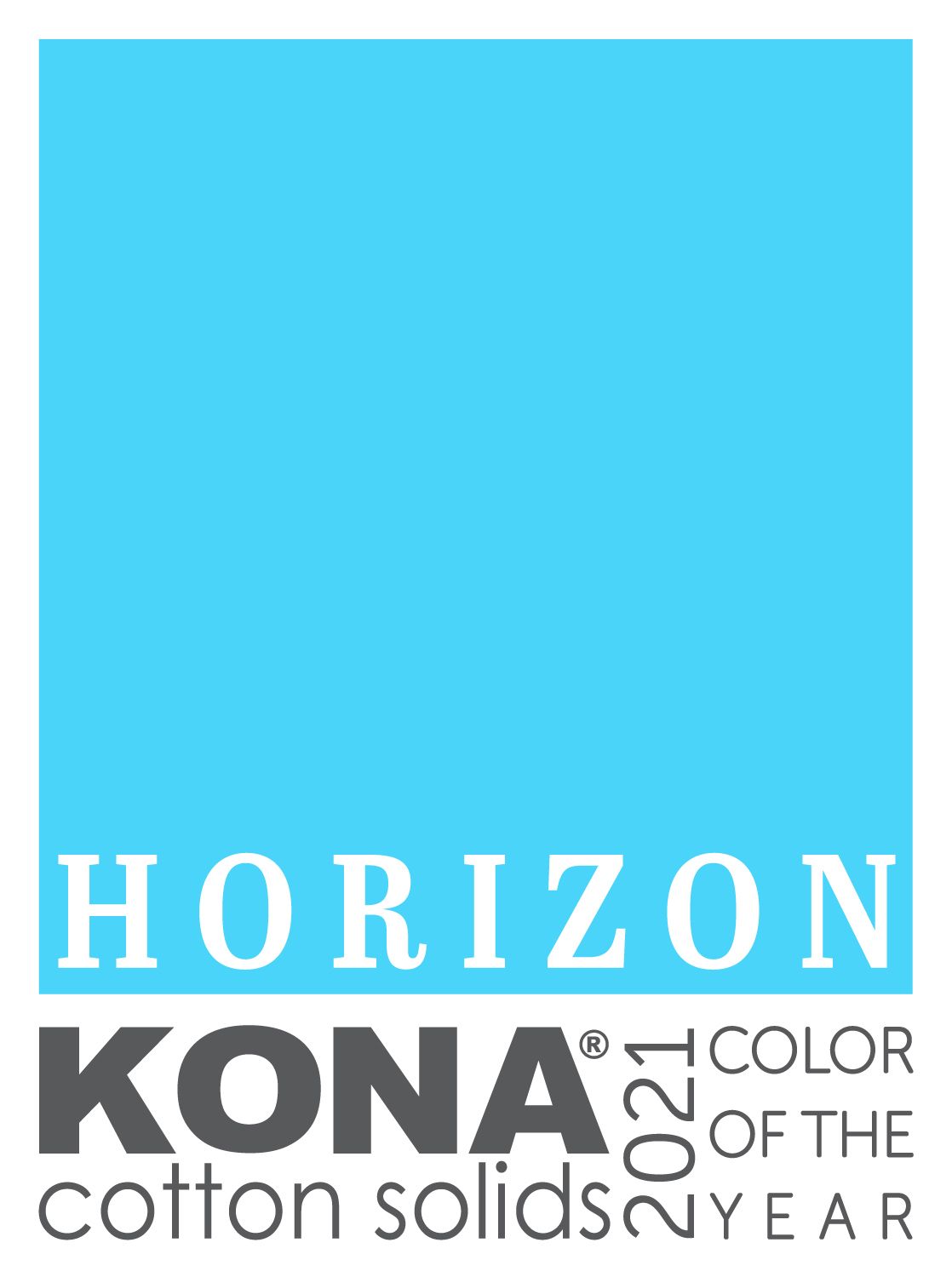 Horizon Kona Cotton Color of the Year 2021 Ten Square, Kona Cotton Solids, Robert Kaufman, 100% cotton fabric layer cake, TEN-962-42