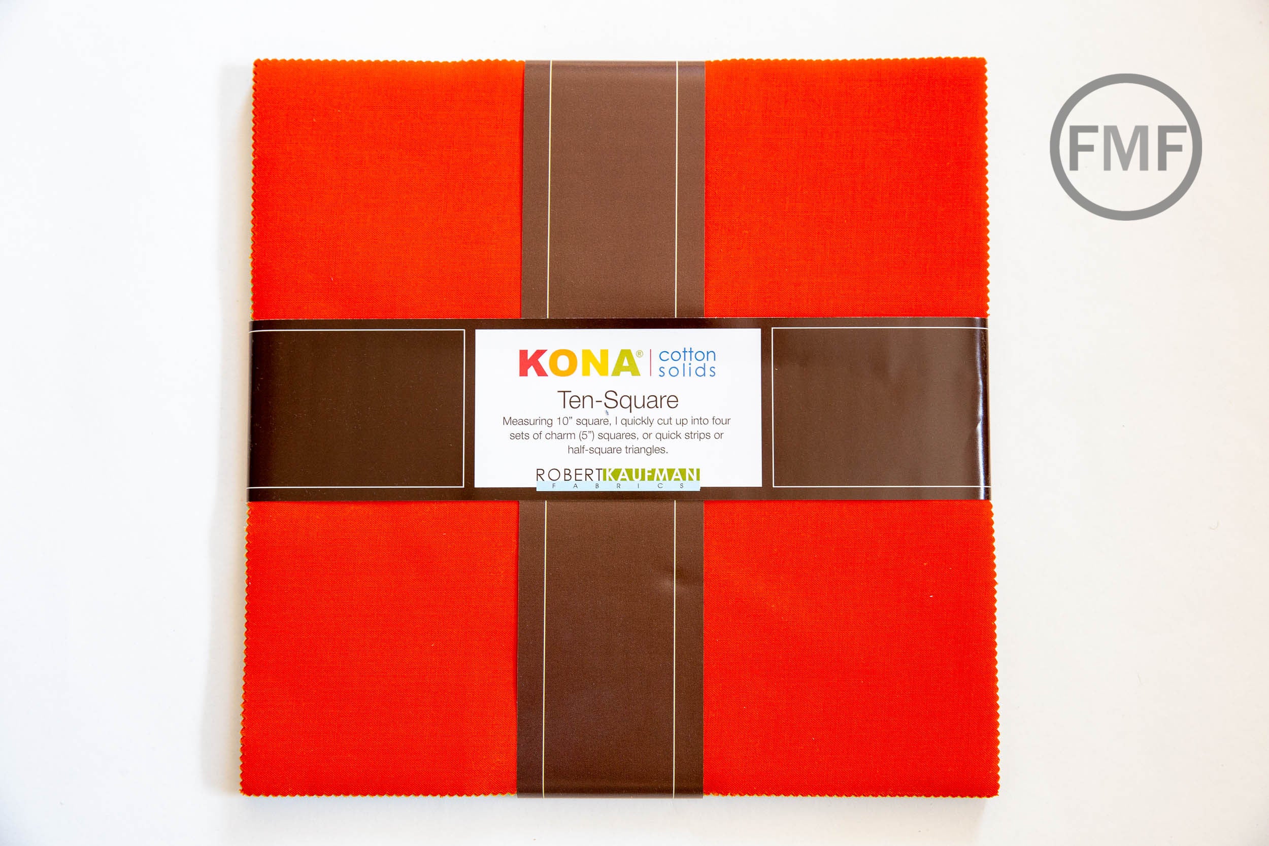Kona Cotton New Colors 2019 Ten Square, Kona Cotton Solids, Robert Kaufman, 100% cotton fabric layer cake, TEN-764-42