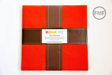 Load image into Gallery viewer, Kona Cotton New Colors 2019 Ten Square, Kona Cotton Solids, Robert Kaufman, 100% cotton fabric layer cake, TEN-764-42
