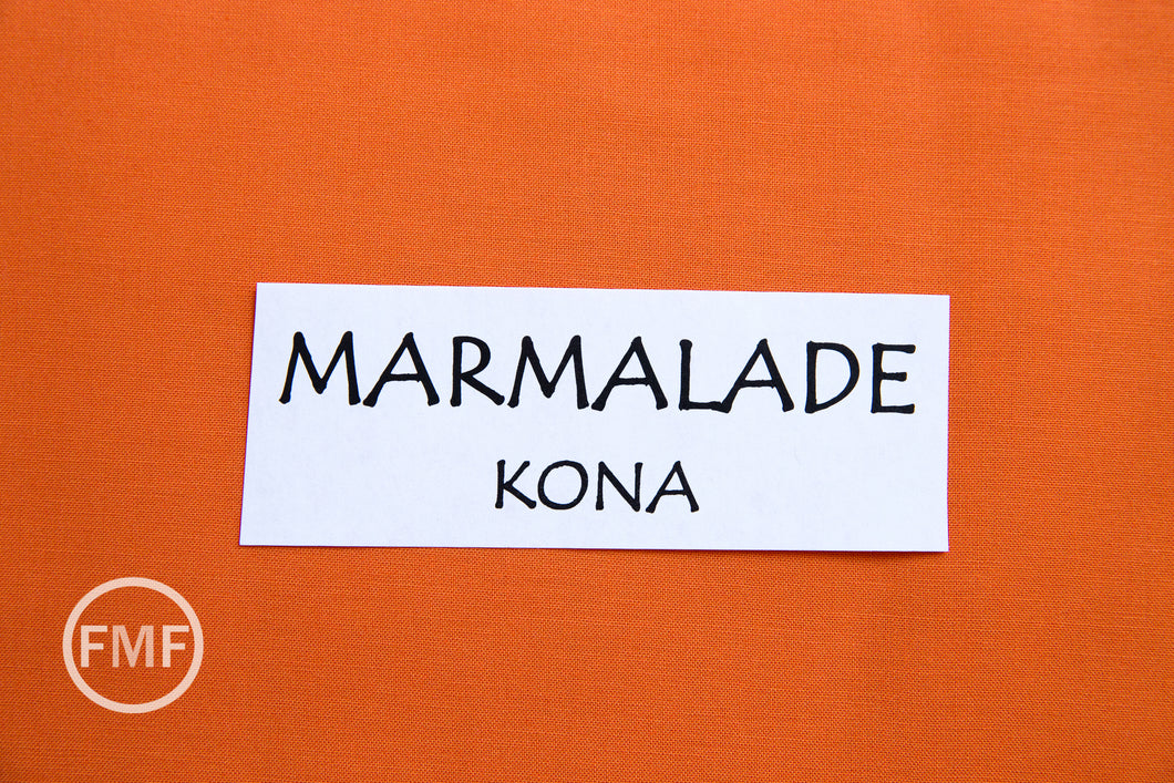 Marmalade Kona Cotton Solid Fabric from Robert Kaufman, K001-1848