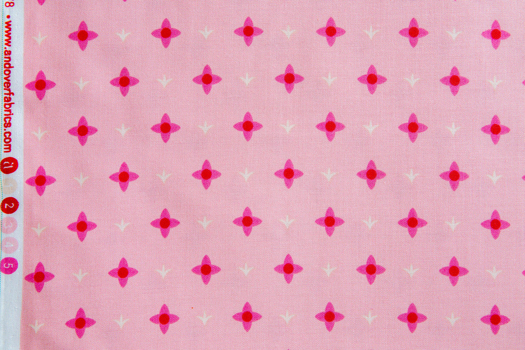 Meadow Flower in Pink, The Lovely Hunt, Lizzy House, A-5678-OE