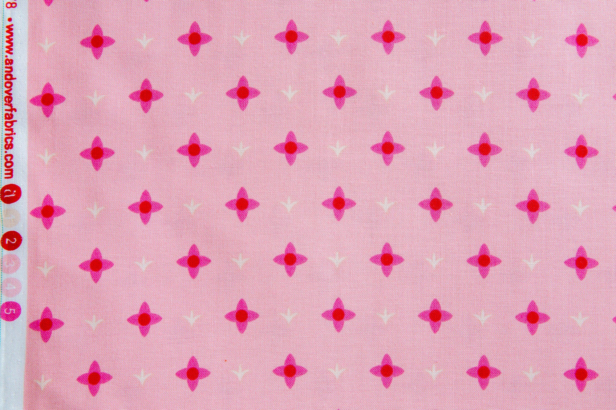 Meadow Flower in Pink, The Lovely Hunt, Lizzy House, A-5678-OE