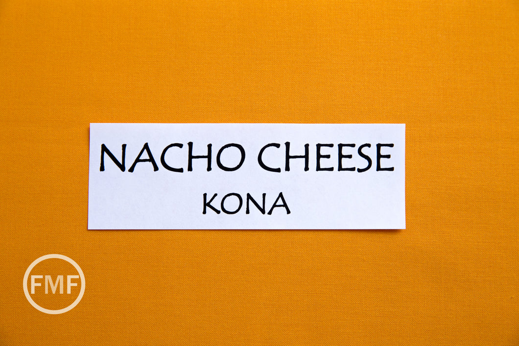 Nacho Cheese Kona Cotton Solid Fabric from Robert Kaufman, K001-1849