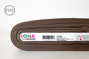 Otter Kona Cotton Solid Fabric from Robert Kaufman, K001-1851