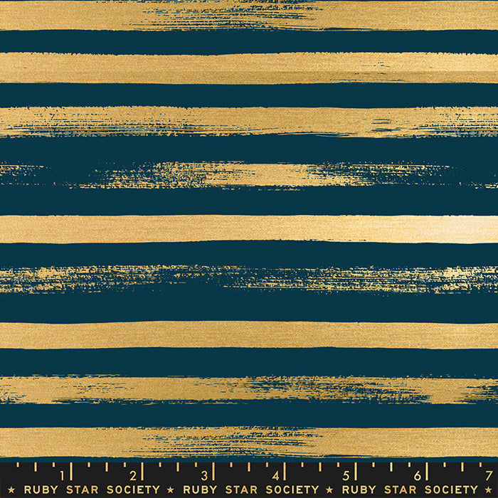 Zip in Peacock Metallic, Rashida Coleman Hale, Ruby Star Society, Moda Fabrics, 100% Cotton Fabric, RS1005 35M