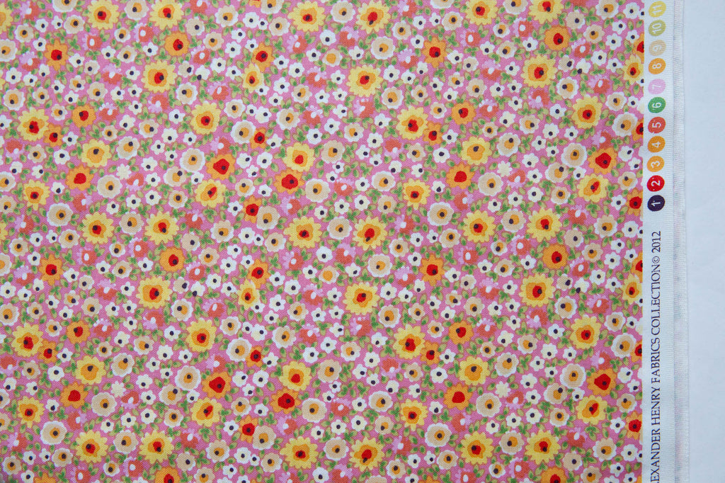 Once Upon a Time Pocket Full of Posies in Pink, De Leon Design Group, DE-7702-CR