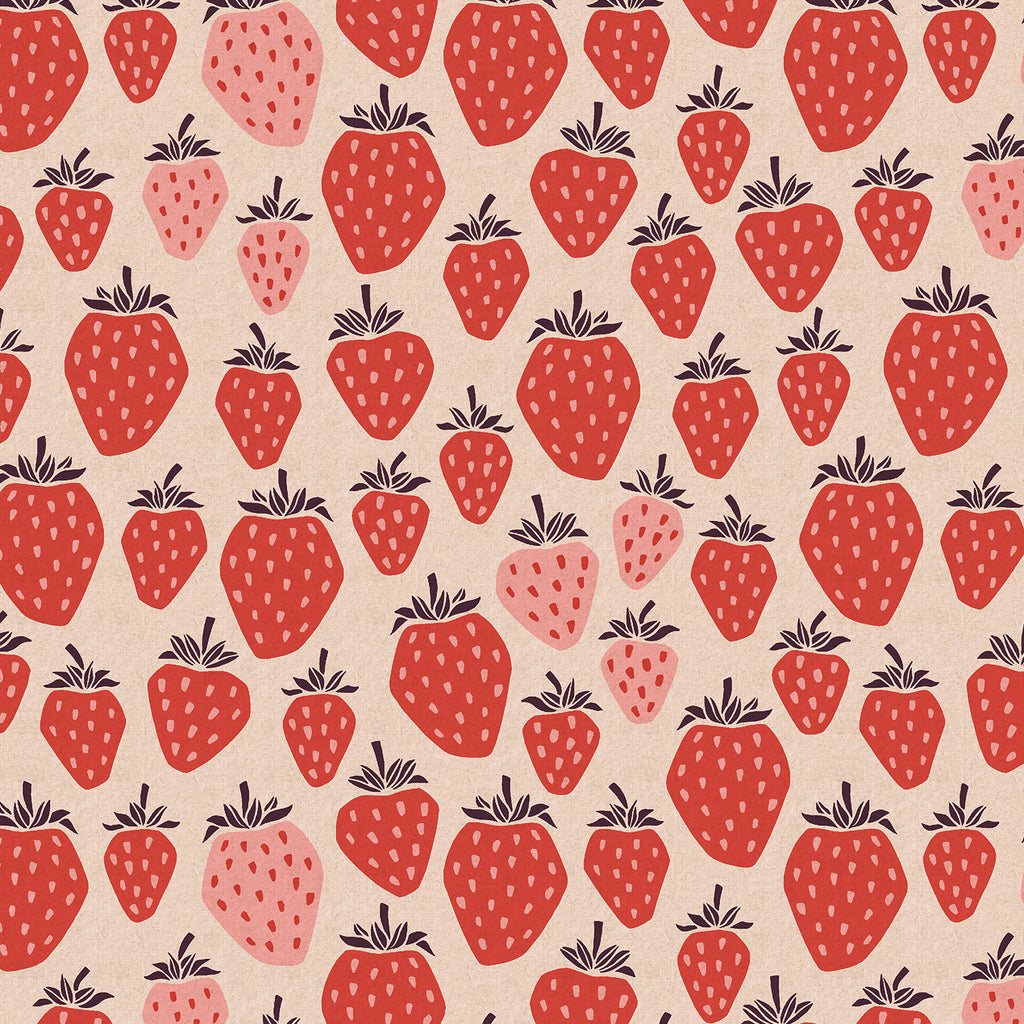 Under the Apple Tree CANVAS Queen of Berries in True Red, Loes Van Oosten, LV500-TR6UC