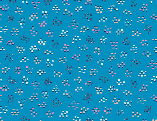 Tarrytown Little Flowers in Bright Blue, Kimberly Kight, Ruby Star Society, RS3021-12
