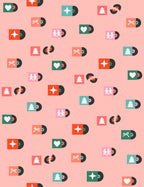 Flurry Christmas Tunes in Peach Fizz, Ruby Star Collaborative, RS5029 12