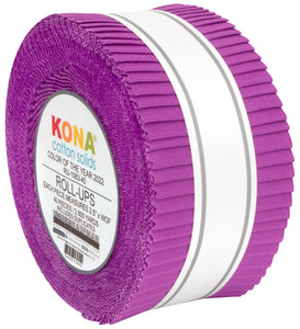Cosmos Kona Cotton Color of the Year 2022 Roll Up, Kona Cotton Solids, RU-1063-40